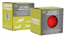 Urban Fitness Soft Spikey Massage Ball (Red) 8cm